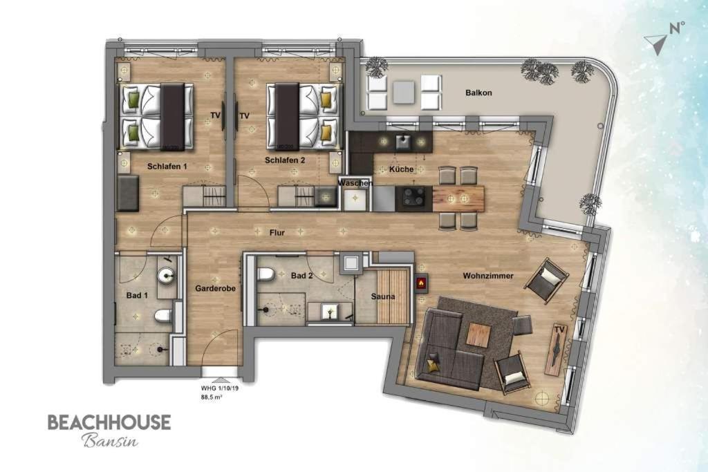 Apartament Beachhouse Bansin App 01 Heringsdorf Zewnętrze zdjęcie